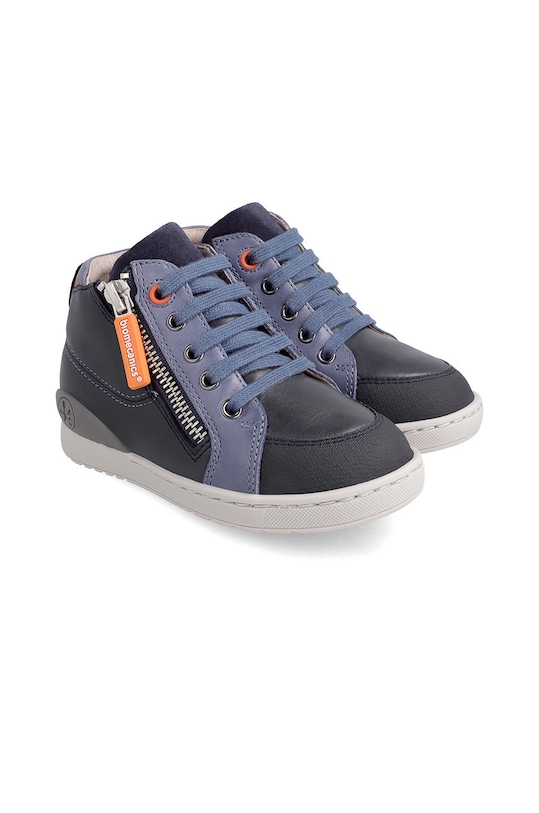 Biomecanics Półbuty skórzane dziecięce granatowy 211214.28.32