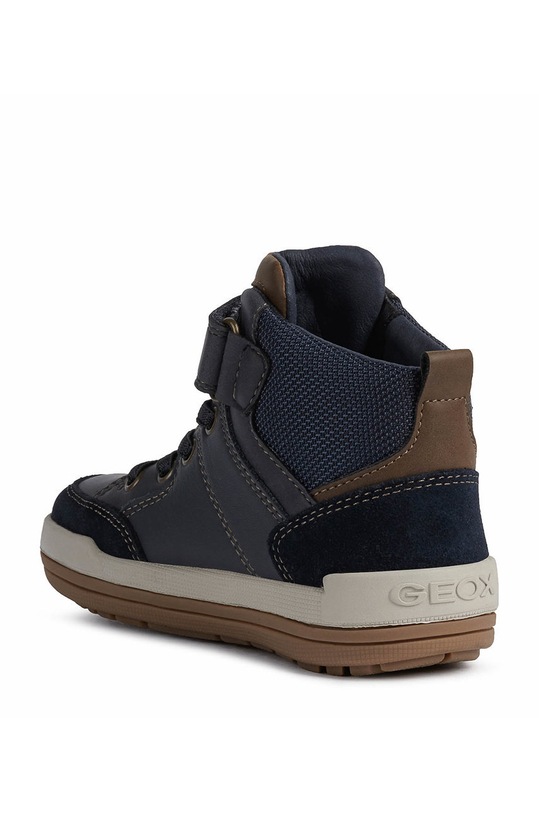 Chlapec Geox - Detské kožené poltopánky J16F3A.043ME.CHAR.36.39 tmavomodrá
