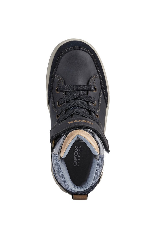 Geox - Detské kožené poltopánky J16F3A.043ME.CHAR.36.39 tmavomodrá