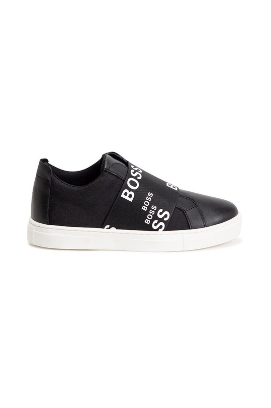 BOSS Buty skórzane dziecięce J29263.27.35 J29263.27.35 czarny AW21