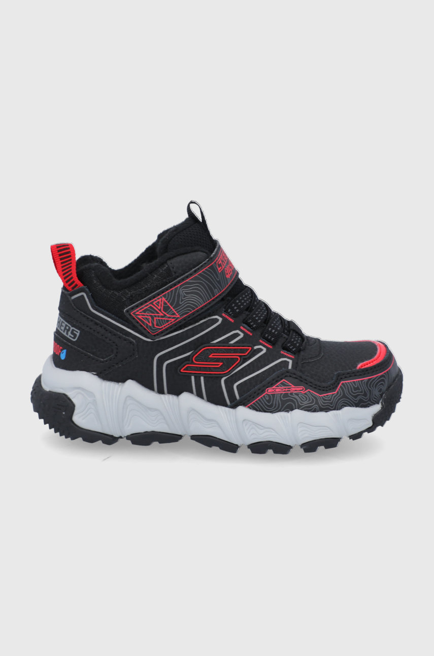 Detské topánky Skechers textilný čierna 406422L