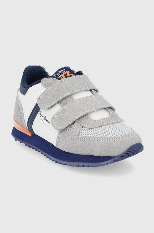 Pepe Jeans - Buty dziecięce Sidney Combi PBS30507 szary AW21