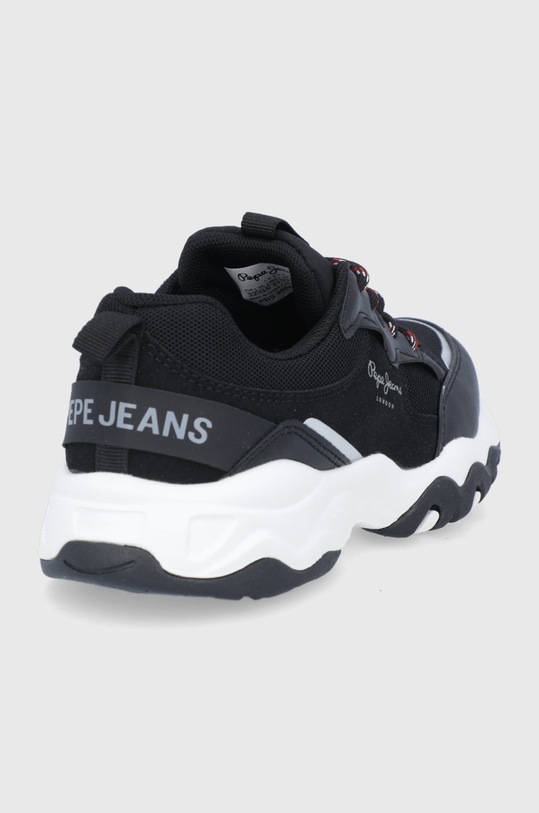 Chłopiec Pepe Jeans Buty dziecięce Monster Boys Mono PBS30503 czarny