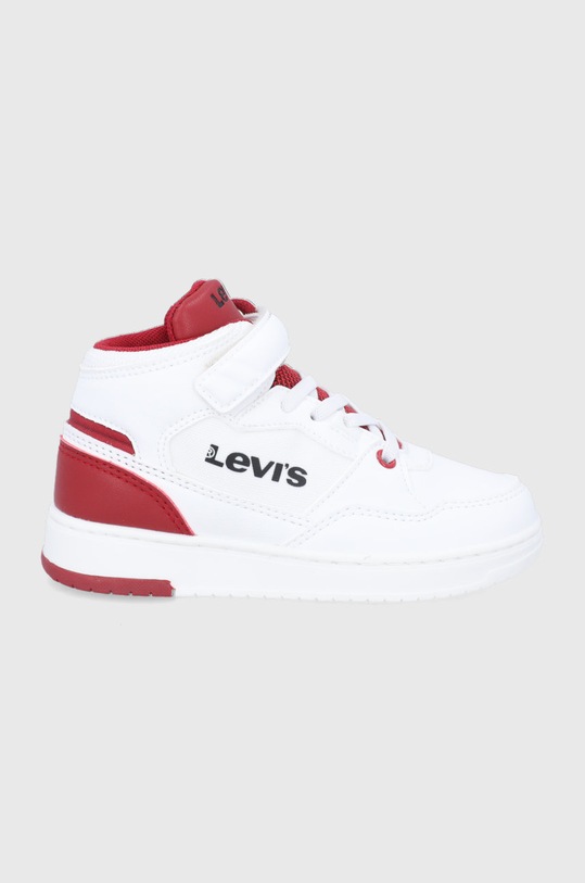 Detské topánky Levi's imitácia kože biela VIRV0012T.BLOCK