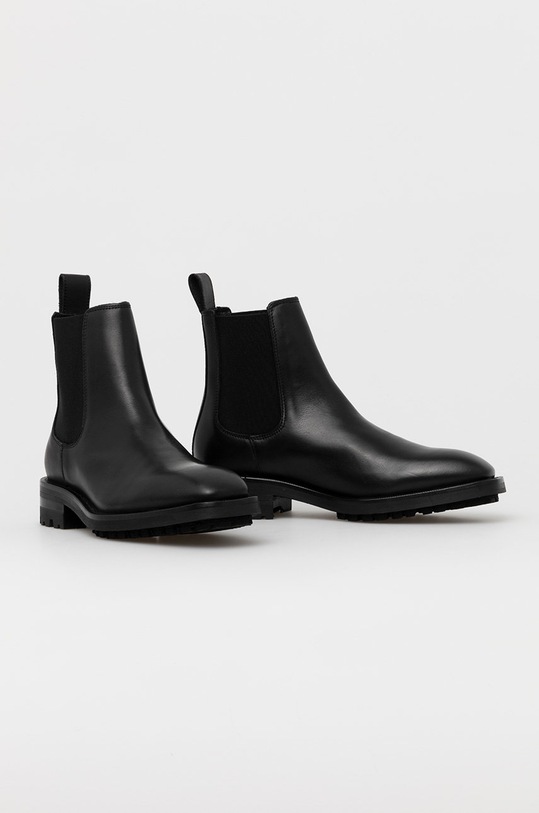 Шкіряні черевики Tiger Of Sweden S69879001 чорний AW21