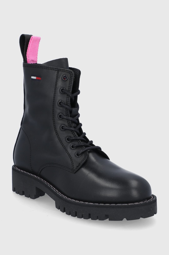 Tommy Jeans Workery skórzane EN0EN01543.BDS EN0EN01543.BDS czarny AW21