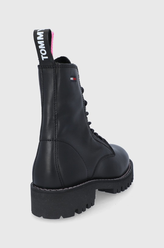 Obuwie Tommy Jeans Workery skórzane EN0EN01543.BDS EN0EN01543.BDS czarny