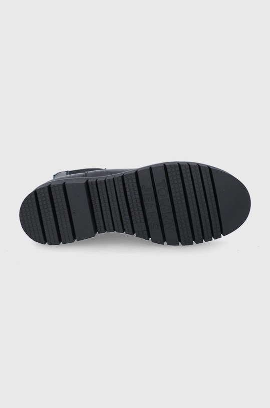Tommy Jeans Ghete Chelsea de piele EN0EN01572.BDS negru