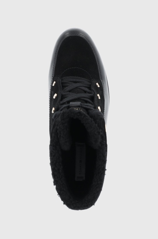 Tommy Hilfiger Botki zamszowe czarny FW0FW05990.BDS