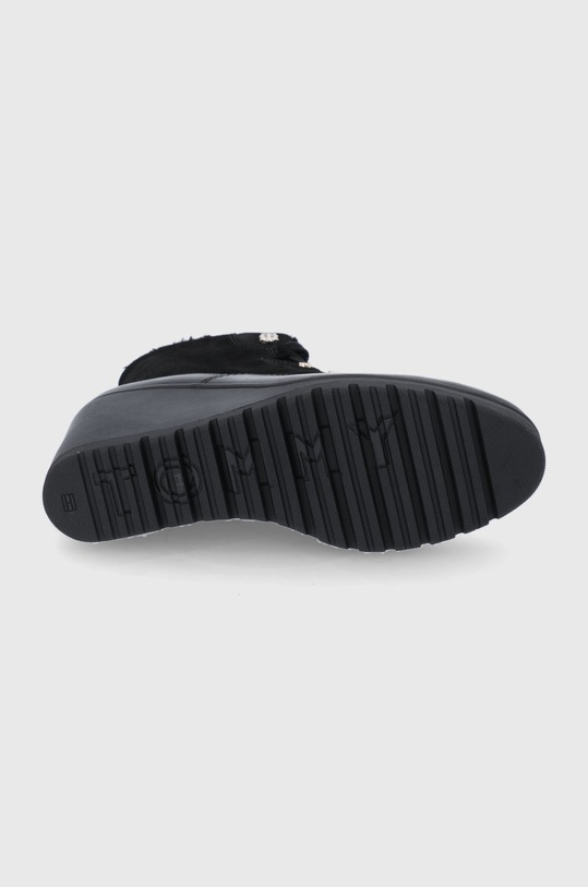Tommy Hilfiger Botki zamszowe FW0FW05990.BDS czarny