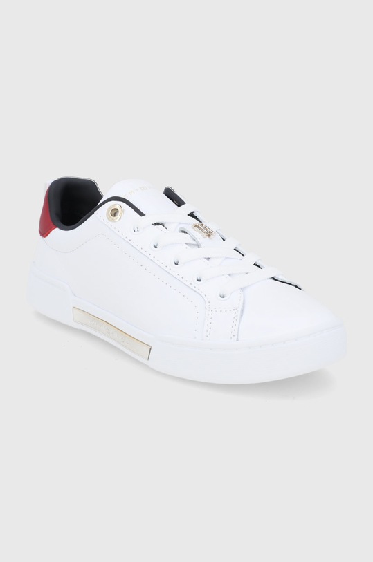 Tommy Hilfiger Buty skórzane FW0FW05926.YBR biały AW21