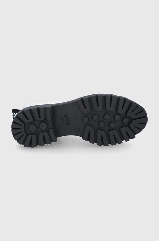 HUGO Workery skórzane Axel Bootie-A 50461864.100 50461864.100 biały