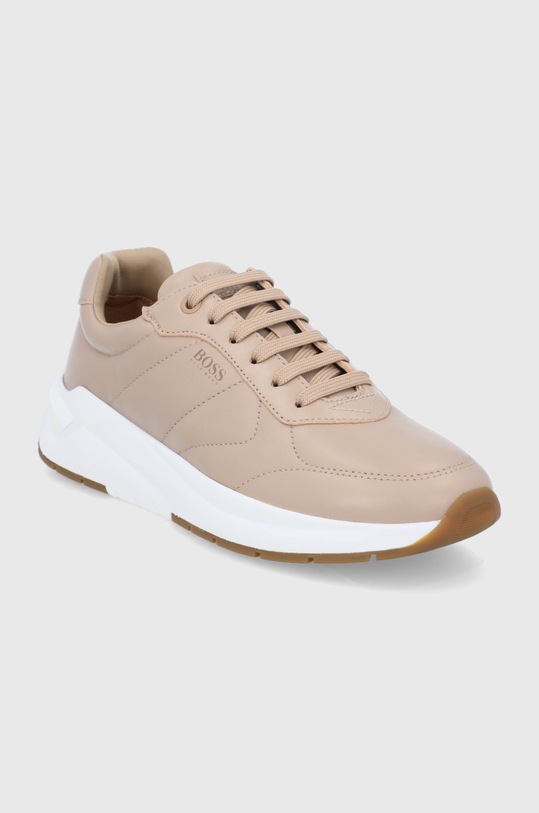 Шкіряні черевики Boss 50459719.235 бежевий AW21