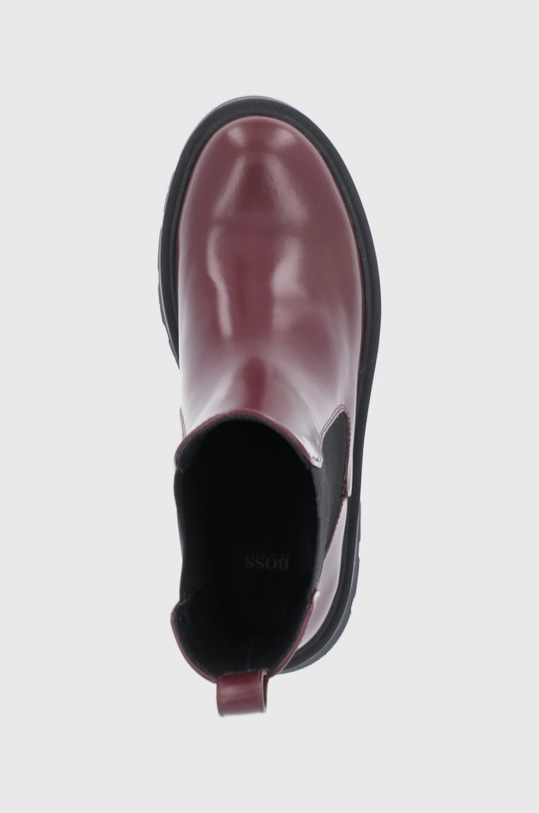 Topánky Chelsea Boss burgundské 50462199.602