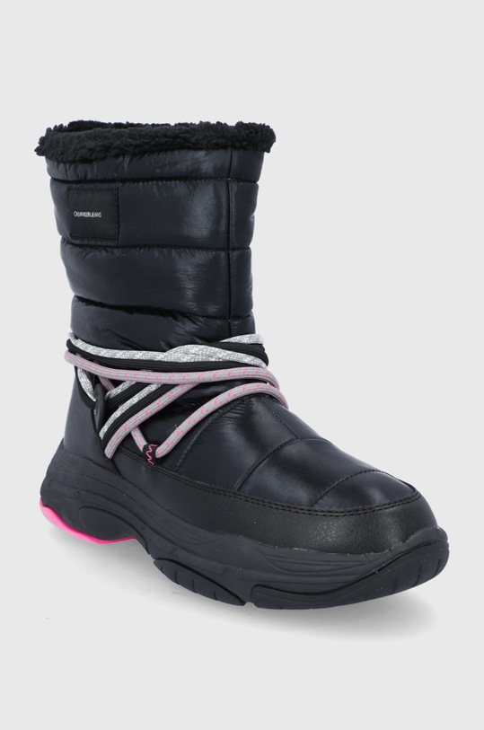 Calvin Klein Jeans Śniegowce YW0YW00471 YW0YW00471 czarny AW21