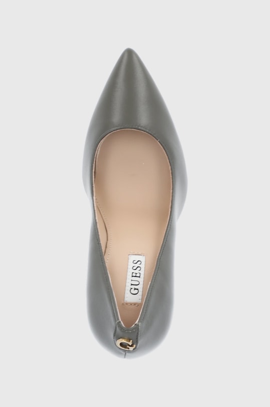 Guess Szpilki zielony FL8G13.LEA08.OLIVE