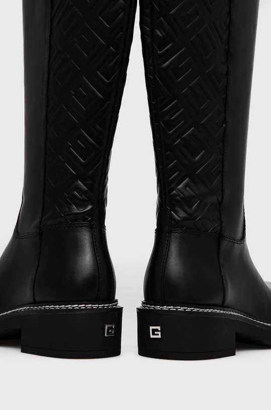 Obuwie Guess Kozaki FL8TDE.LEA11.BLACK czarny