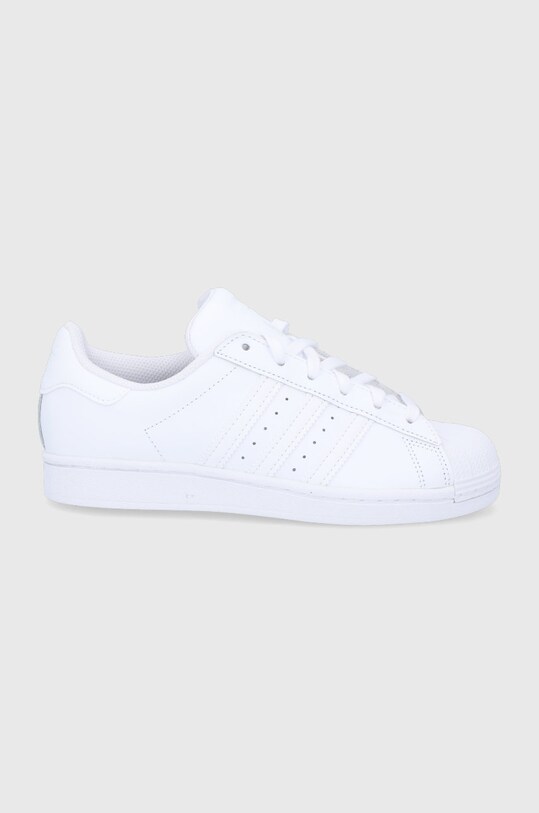 adidas Originals scarpe Superstar finta pelle fiore bianco FV3285