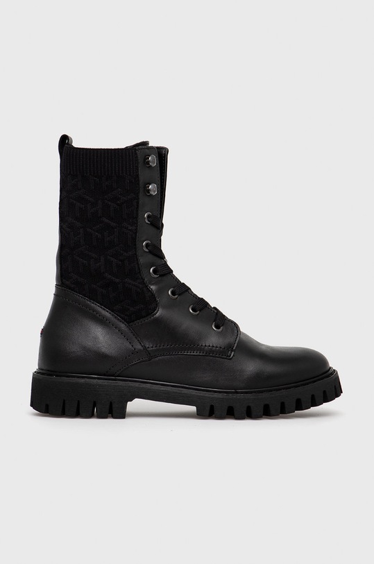 Tommy Hilfiger Workery płaski czarny FW0FW05767BDS