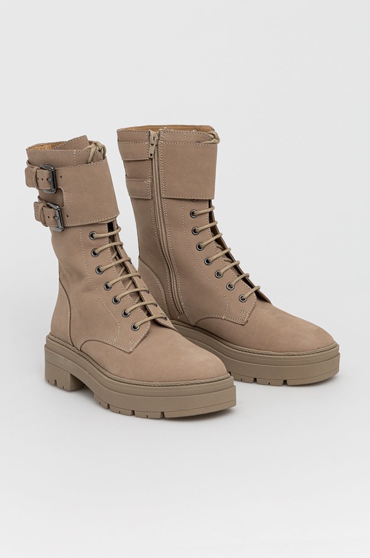 Kožené workery Aldo Ethaohan ETHAOHAN.060 béžová AW21