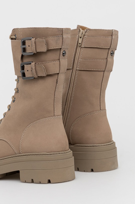 Boty Kožené workery Aldo Ethaohan ETHAOHAN.060 béžová