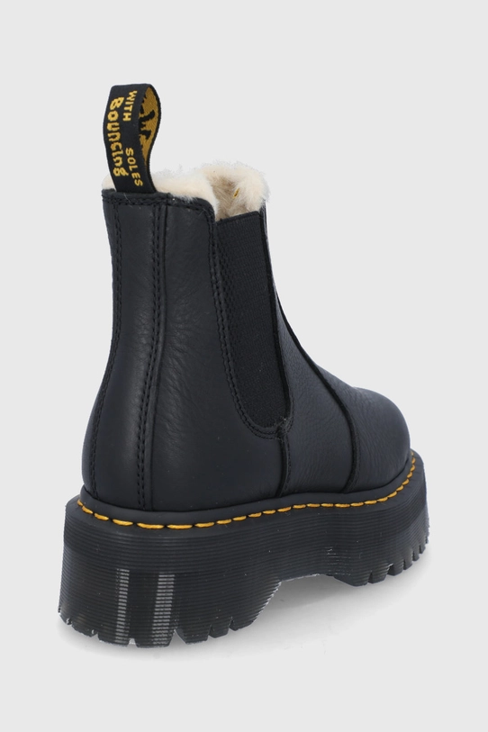 Obuwie Dr. Martens Sztyblety skórzane Quad FL DM25635001 czarny