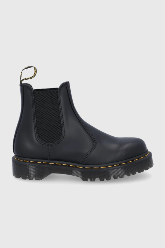 Кожаные полусапоги Dr. Martens текстиль чёрный DM26205001