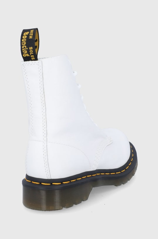 Shoes Dr. Martens leather biker boots 1460 Pascal 26802543 white