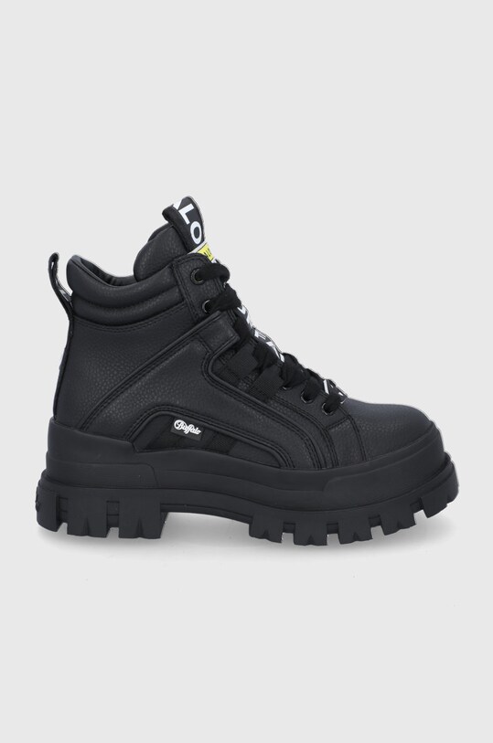 Buffalo sneakers ASPHA NC MID Planet friendly negru 1622045