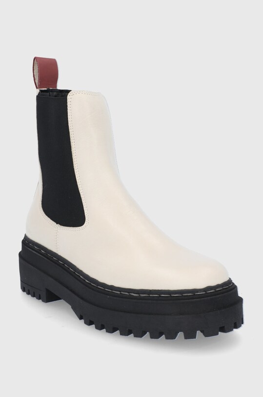 Buffalo Ghete Chelsea de piele 1170125 bej AW21