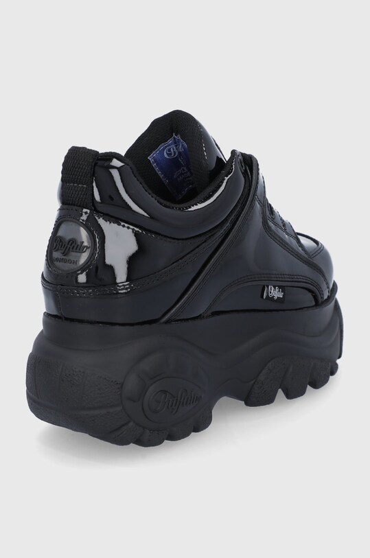 Обувки Кожени обувки Buffalo 1533234 черен