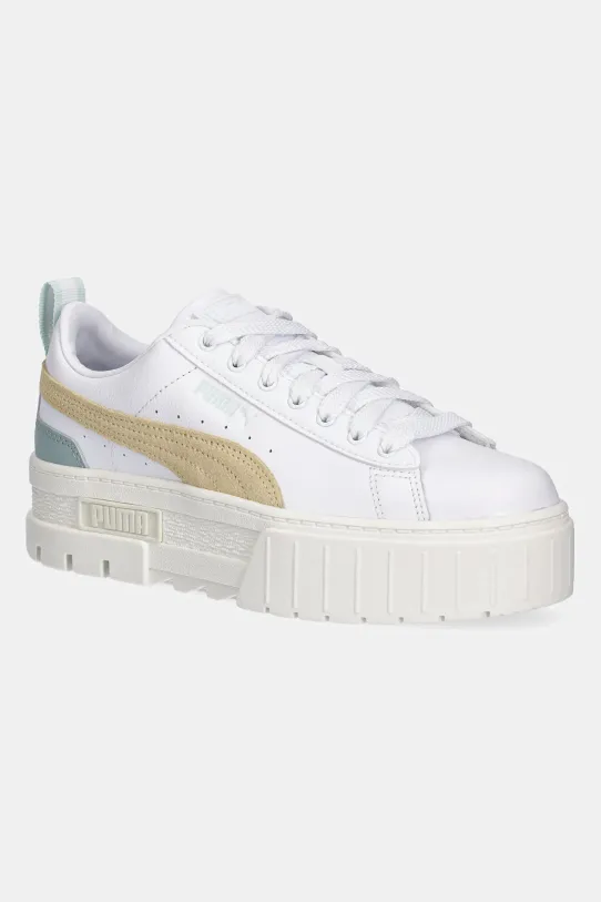 Puma cipő Mayze Lth nappa bőr fehér 381983