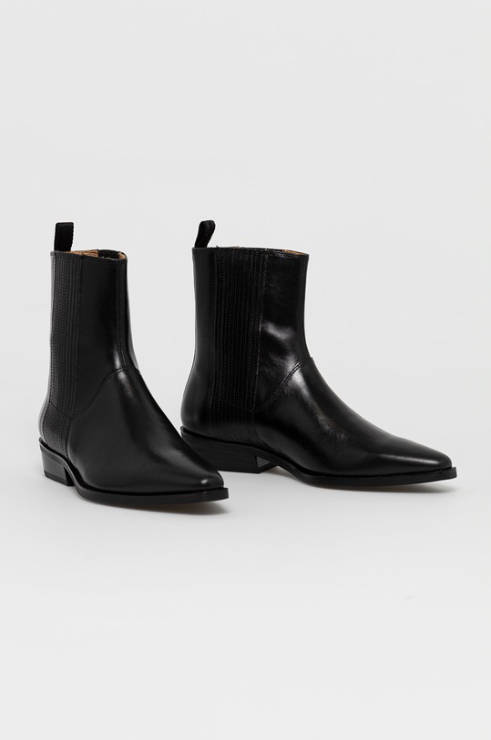 Kožené kotníkové boty Vagabond Shoemakers 4801.101.20 černá AW21