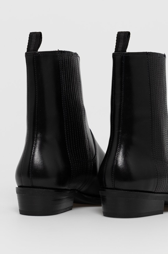 Boty Kožené kotníkové boty Vagabond Shoemakers 4801.101.20 černá