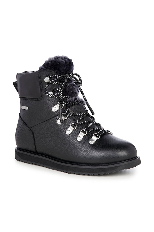 Emu Australia śniegowce skórzane Larawag W12648.Black czarny AW21