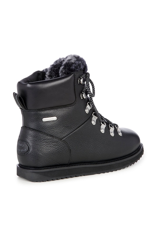 Obuwie Emu Australia śniegowce skórzane Larawag W12648.Black czarny