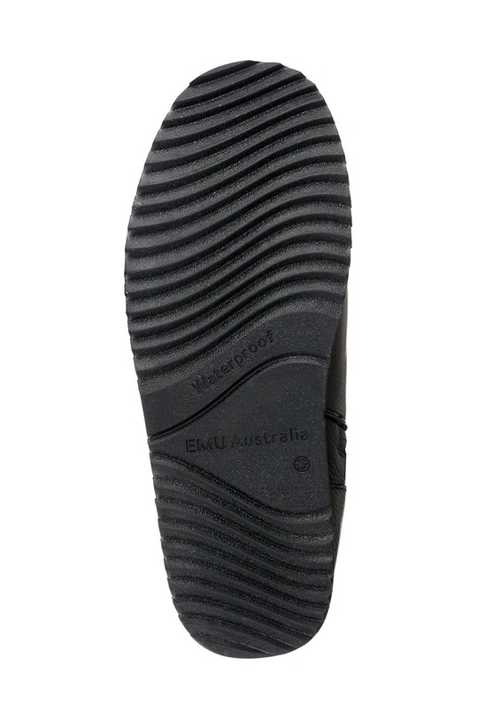 Emu Australia śniegowce skórzane Larawag W12648.Black czarny