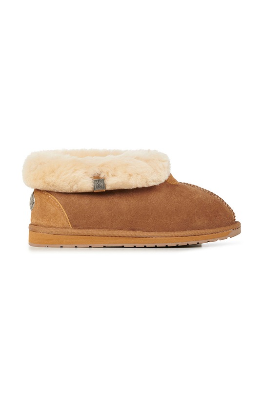 Emu Australia Kapcie skórzane Platinum Albany brązowy WP1053.Chestnut