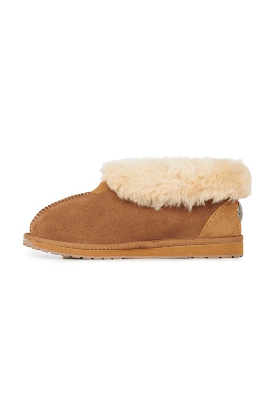 Emu Australia Kapcie skórzane Platinum Albany brązowy WP1053.Chestnut