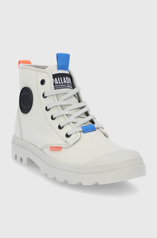 Πάνινα παπούτσια Palladium 77231.217.M γκρί AW21