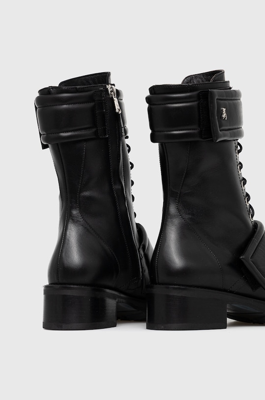 Încălțăminte Patrizia Pepe Bocanci de piele 2VA283.K103 negru