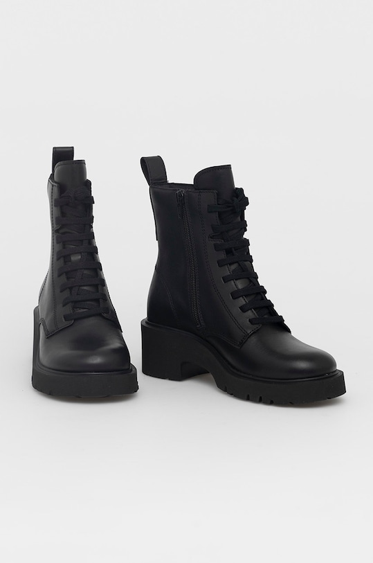 Kožené workery Camper Milah K400577.001 čierna AW23