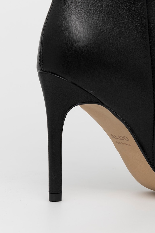 Încălțăminte Aldo Ghete de piele Oluria OLURIA.001 negru