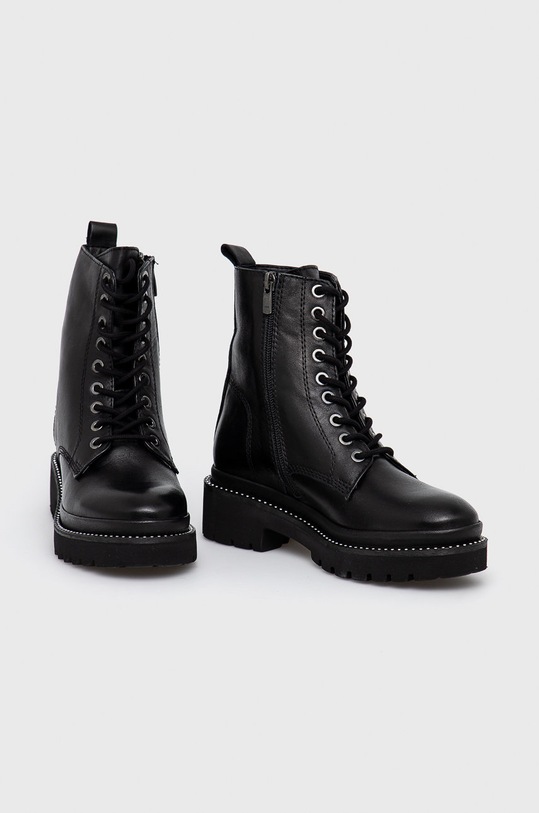 Aldo bőr csizma CERANDRA.001 fekete AW21