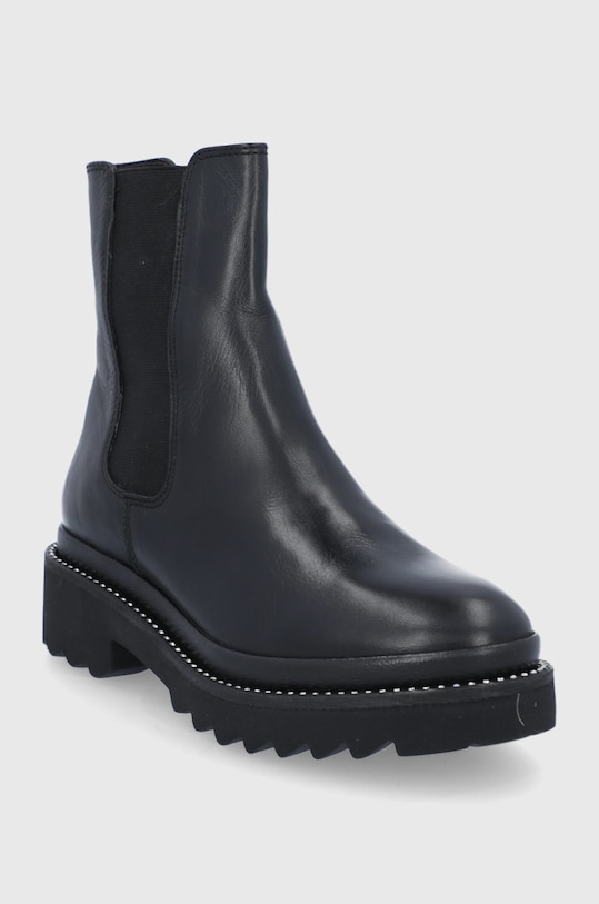 Kožené kotníkové boty Aldo HENNA.001 černá AW21