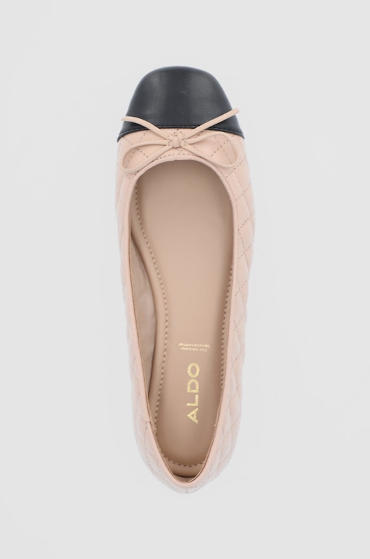 Aldo Baleriny skórzane Braylynn beżowy BRAYLYNN.270