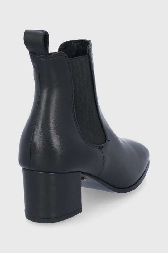 Boty Kožené kotníkové boty Levi's D5381.0009 černá