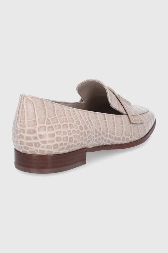 Obuwie Tory Burch Mokasyny skórzane Georgia 83320.100 beżowy