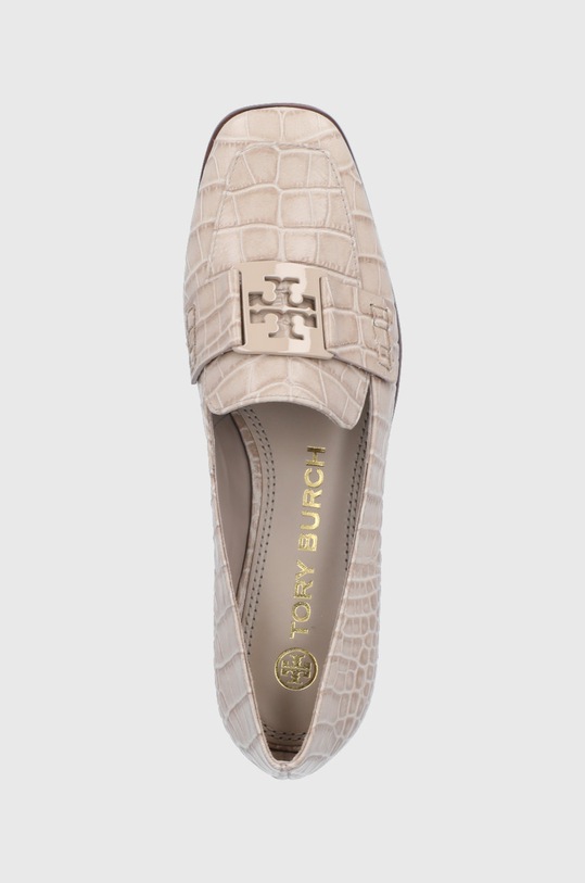Tory Burch Mokasyny skórzane Georgia beżowy 83320.100