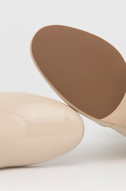 Kožené kotníkové boty Tory Burch béžová 79506.284